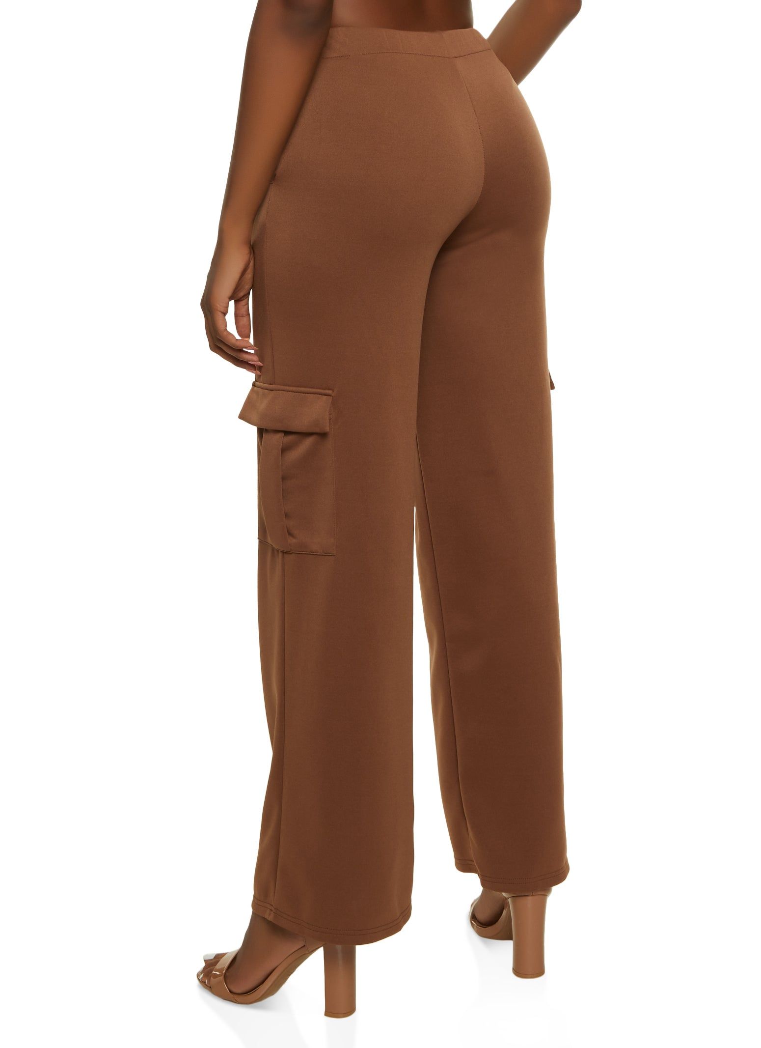 High Waist Wide Leg Cargo Pants sold by Rainbow product image thumbnail 2