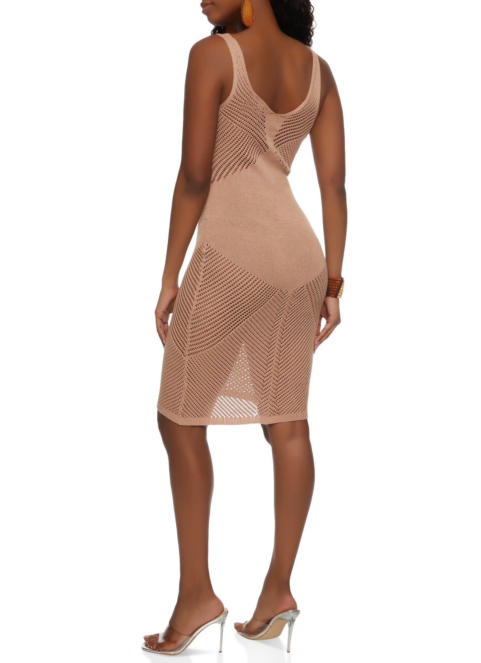 Pointelle Knit Tank Dress sold by Rainbow product image thumbnail 3