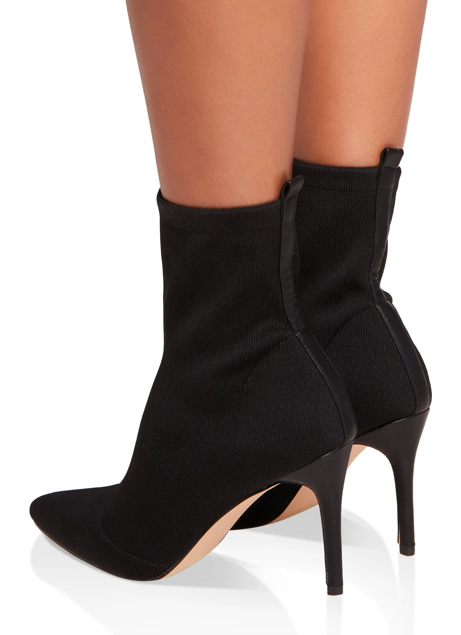 Pointed Toe Stiletto Sock Boots sold by Rainbow product image thumbnail 3