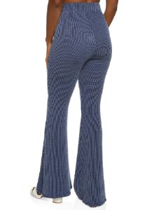 Ribbed High Waisted Flare Pants sold by Rainbow
