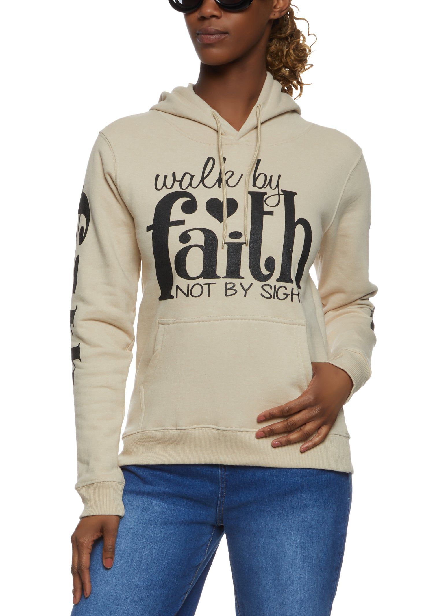Walk By Faith Not By Sight Hoodie sold by Rainbow