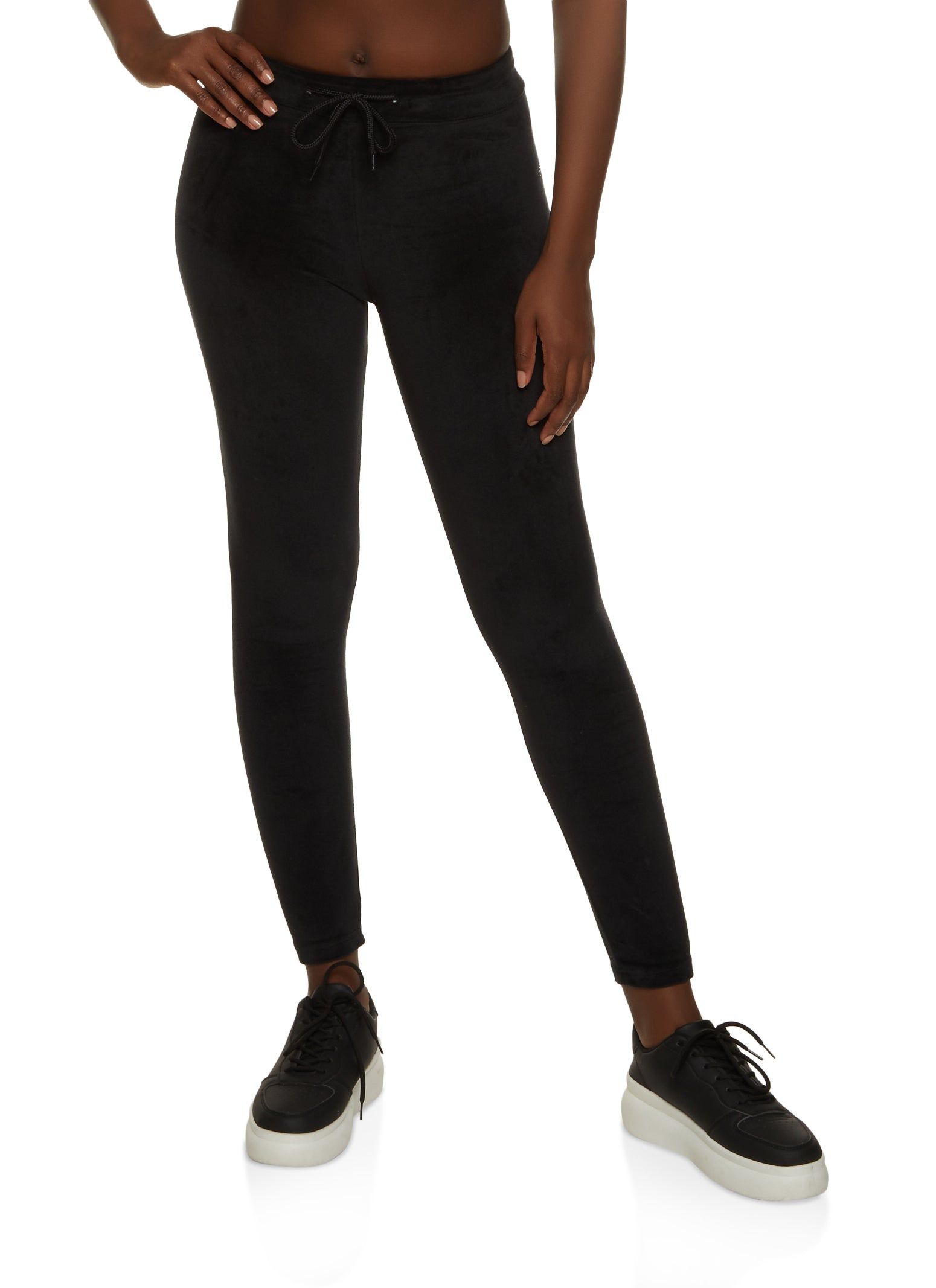 Velour Baby Girl Rhinestone Studded Leggings sold by Rainbow product image thumbnail 2