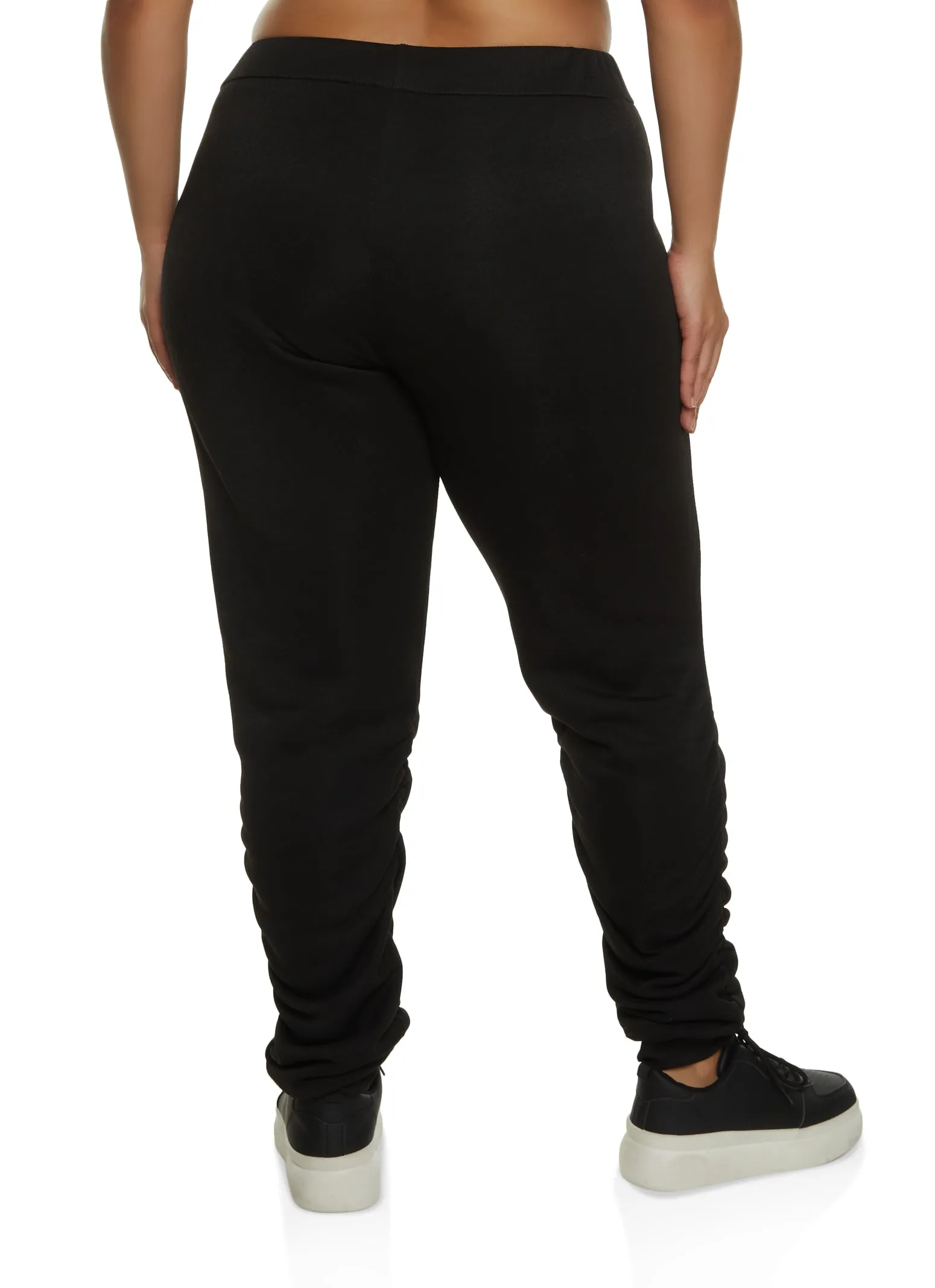 Plus Size Ruched Drawstring Joggers sold by Rainbow product image thumbnail 2