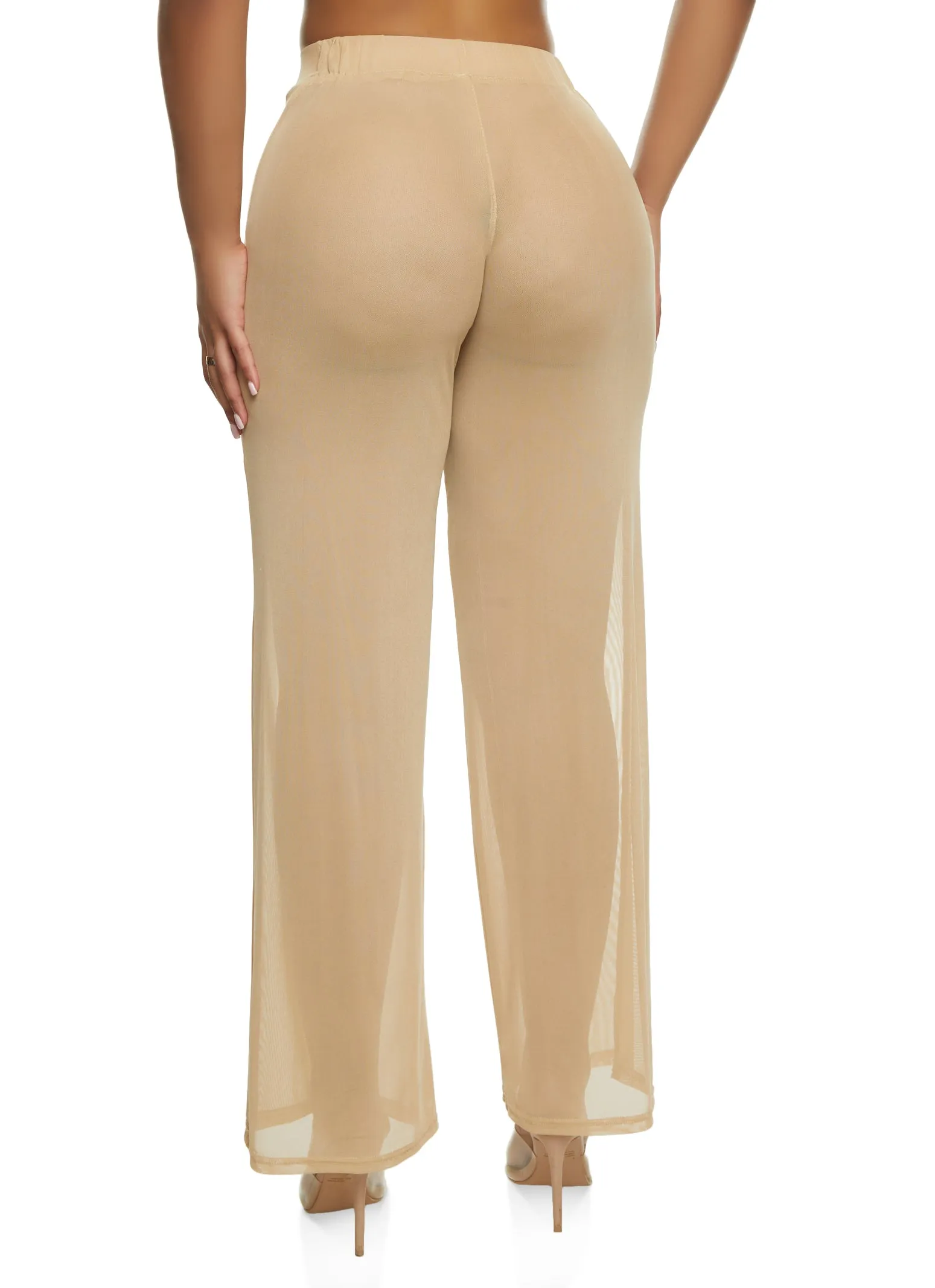Daisy Sheer Mesh Wide Leg Pants sold by Rainbow product image thumbnail 2