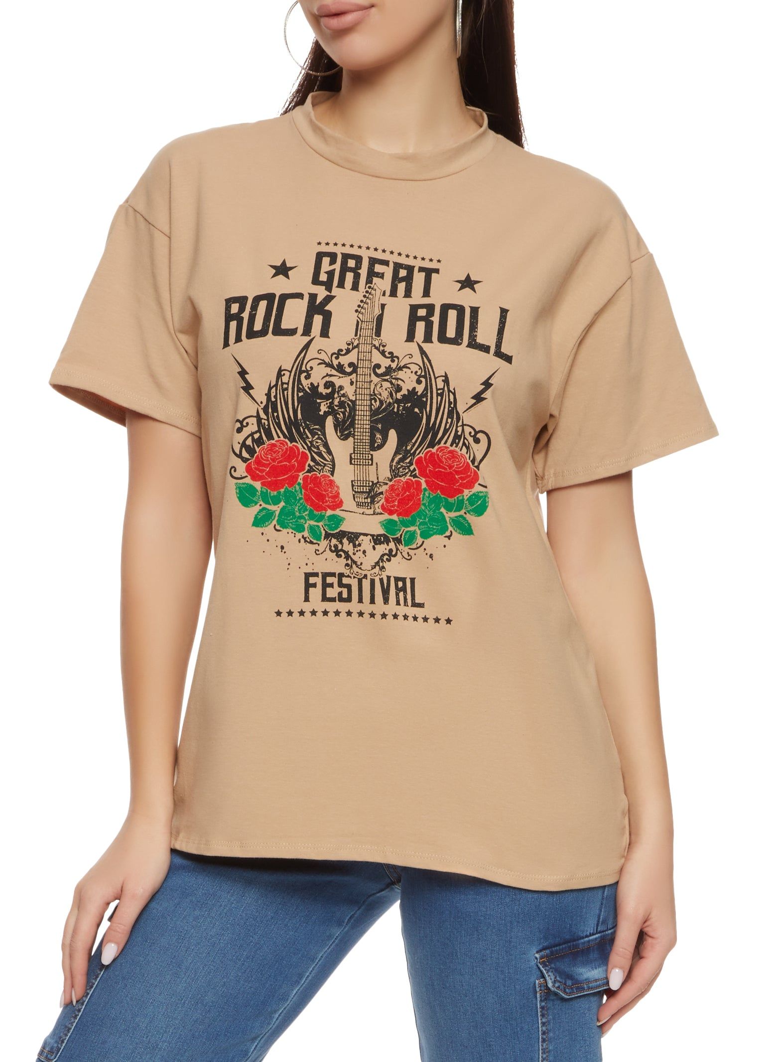 Great Rock and Roll Festival Graphic Tee sold by Rainbow
