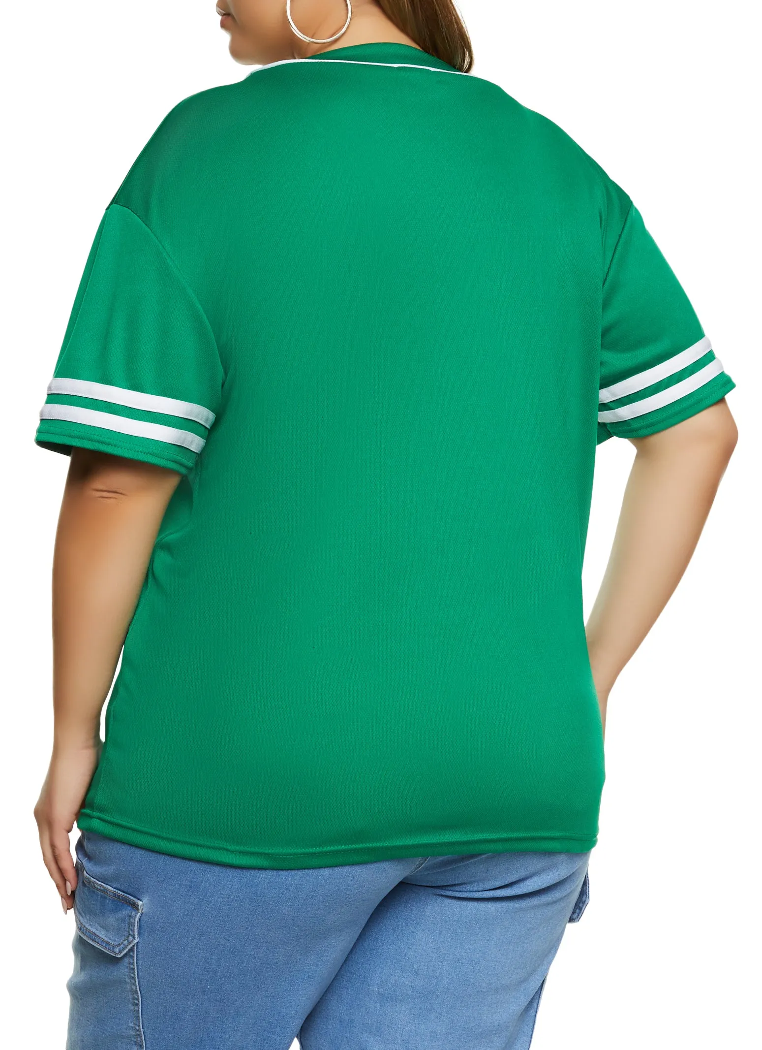 Plus Size Angel Baseball Shirt sold by Rainbow product image thumbnail 3