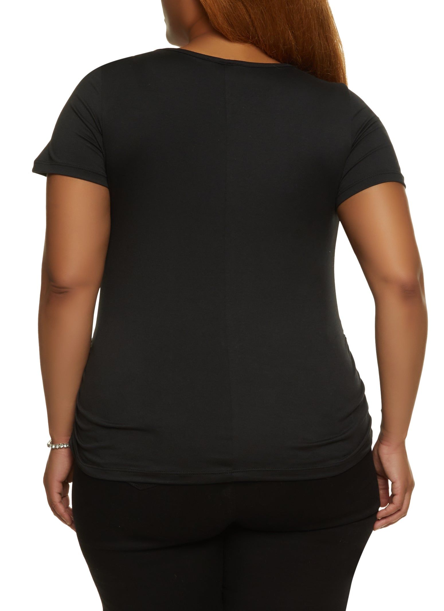 Plus Size Love Rhinestone Graphic Tee sold by Rainbow product image thumbnail 2