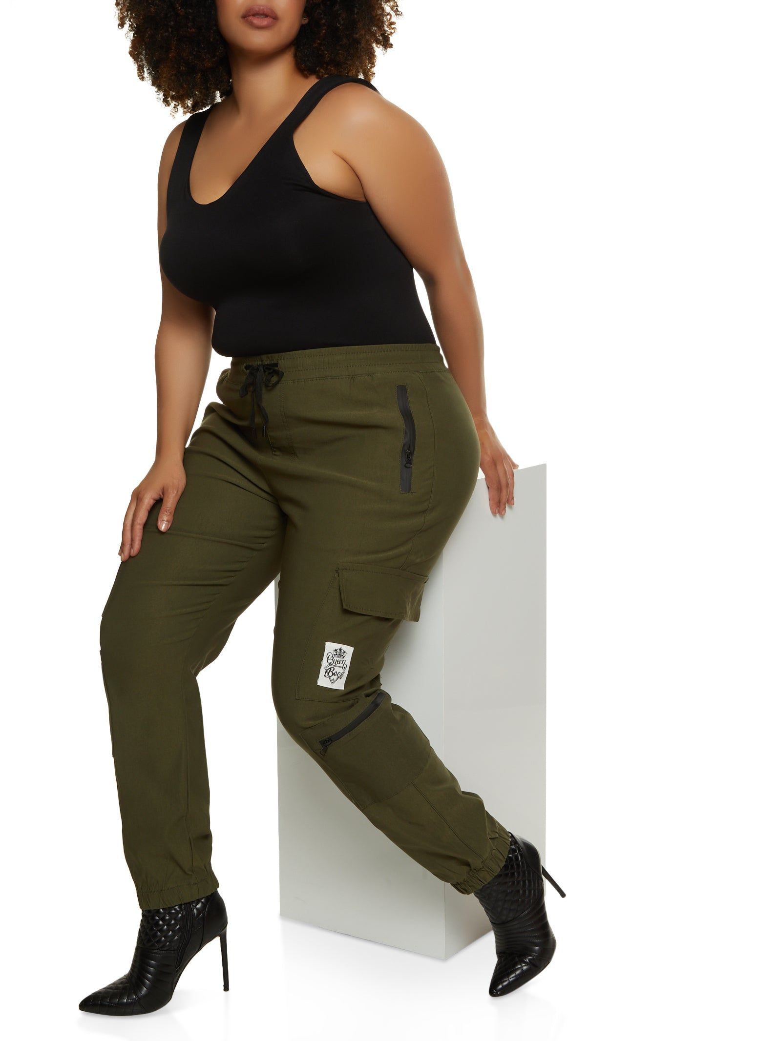 Plus Size Seamless Scoop Neck Bodysuit sold by Rainbow product image thumbnail 2