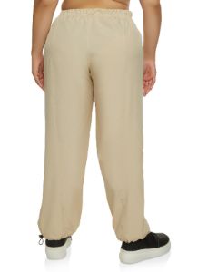 Plus Size Toggle Waist Parachute Pants sold by Rainbow