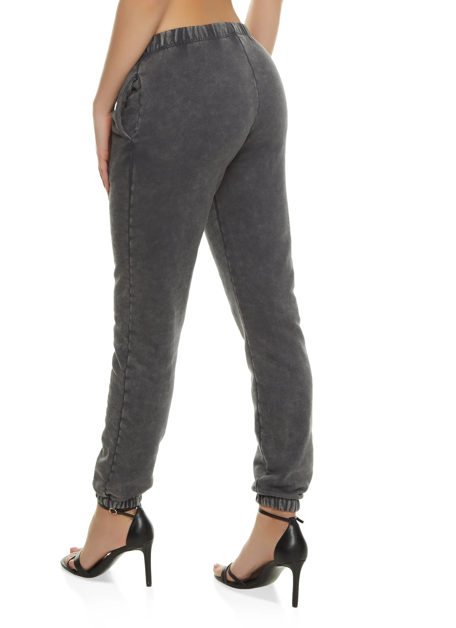 French Terry Acid Wash Joggers sold by Rainbow product image thumbnail 2