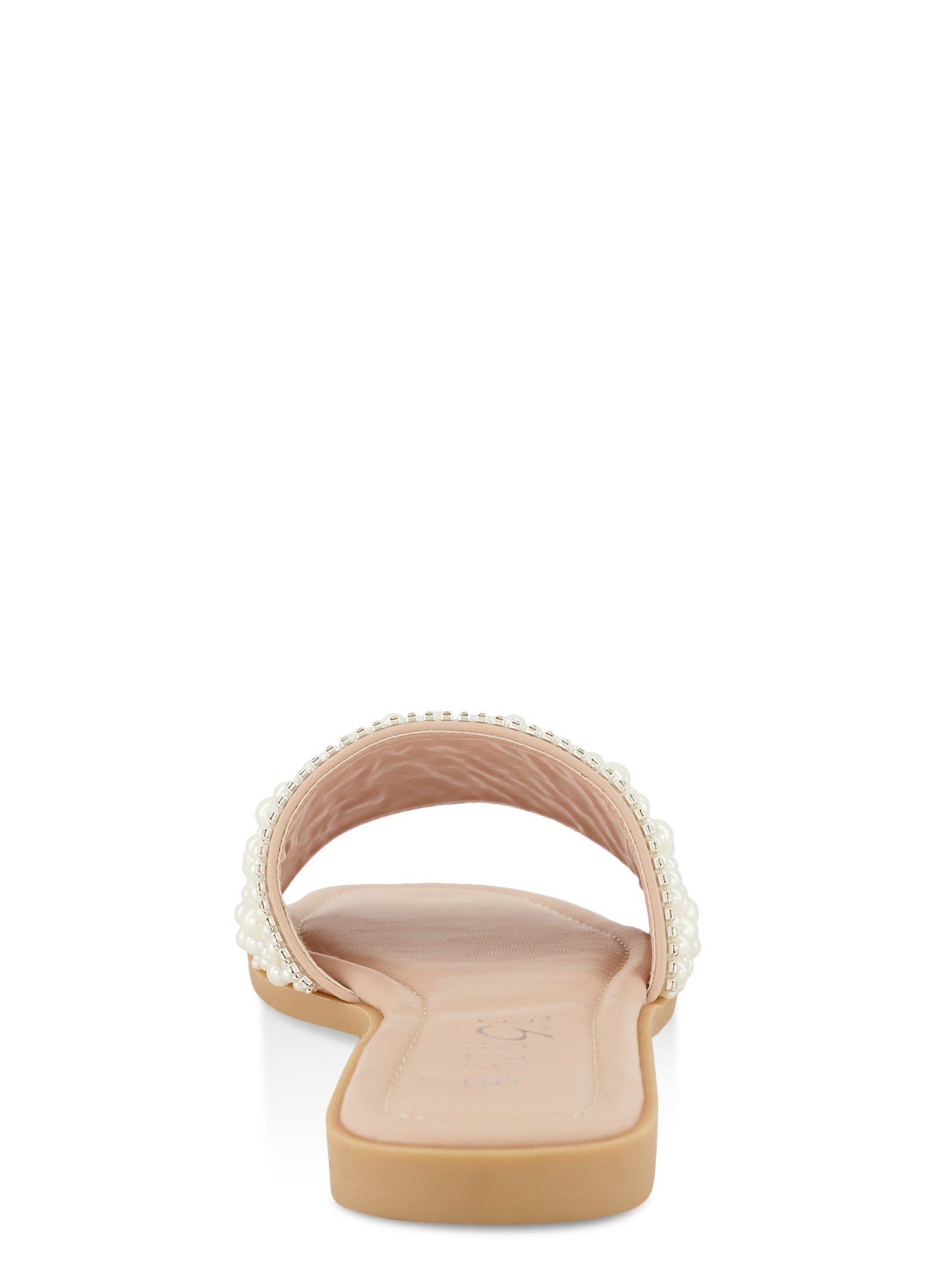 Faux Pearl Band Flat Sandals sold by Rainbow product image thumbnail 3