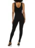 Seamless Ribbed Scoop Neck Catsuit sold by Rainbow
