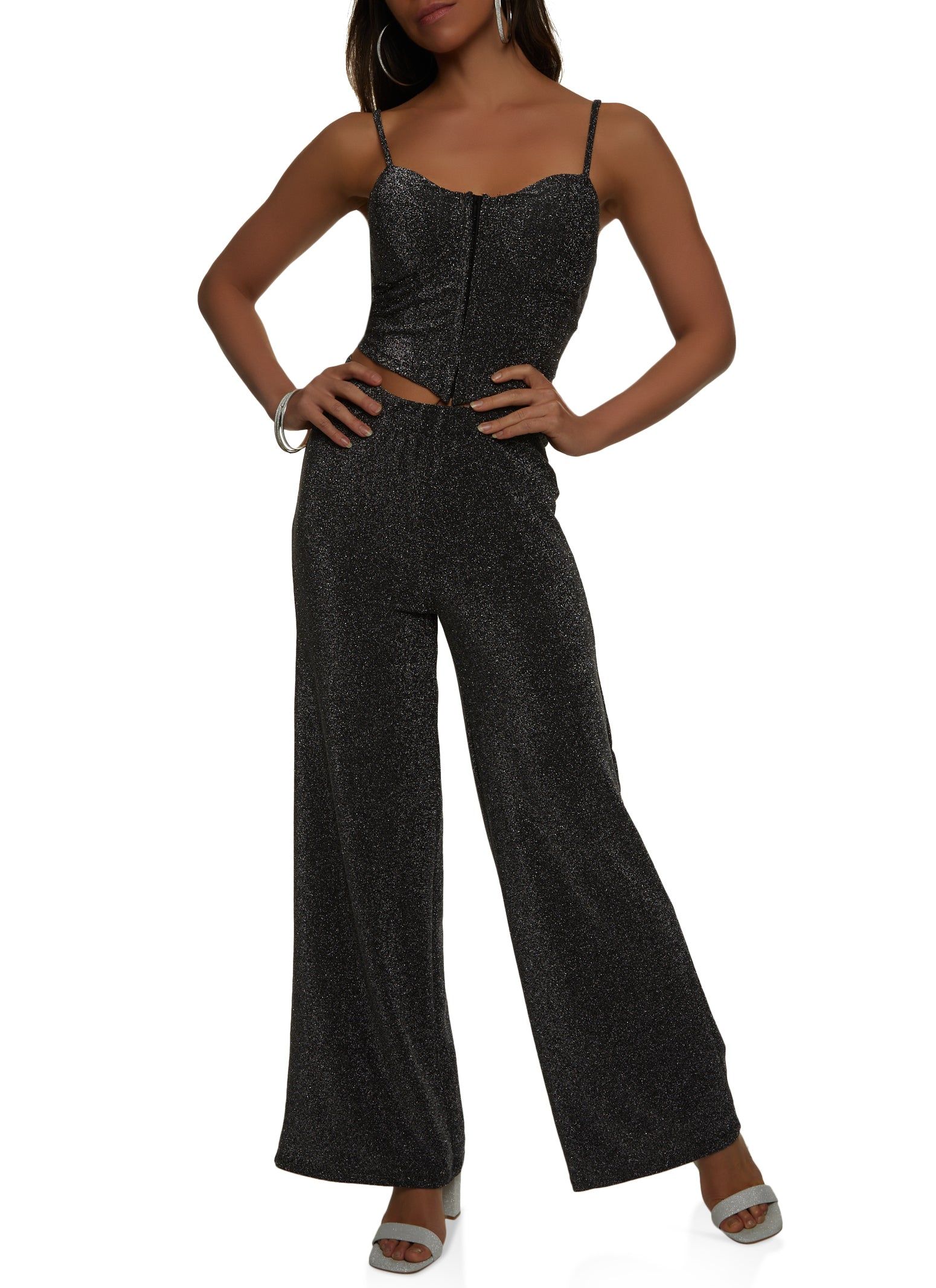 Lurex Hook and Eye Bustier Top sold by Rainbow product image thumbnail 2