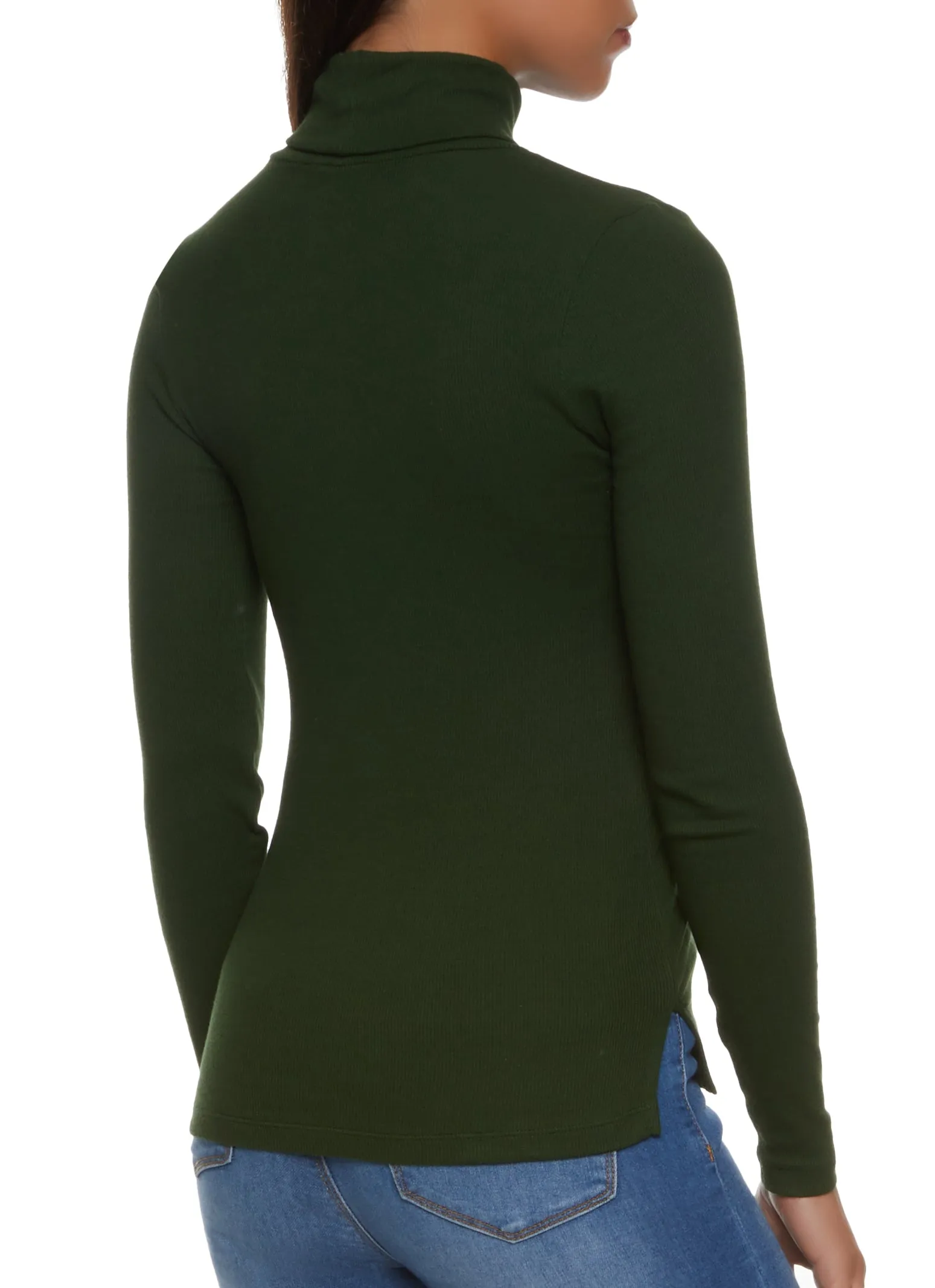 Basic Turtleneck Long Sleeve Top sold by Rainbow product image thumbnail 2