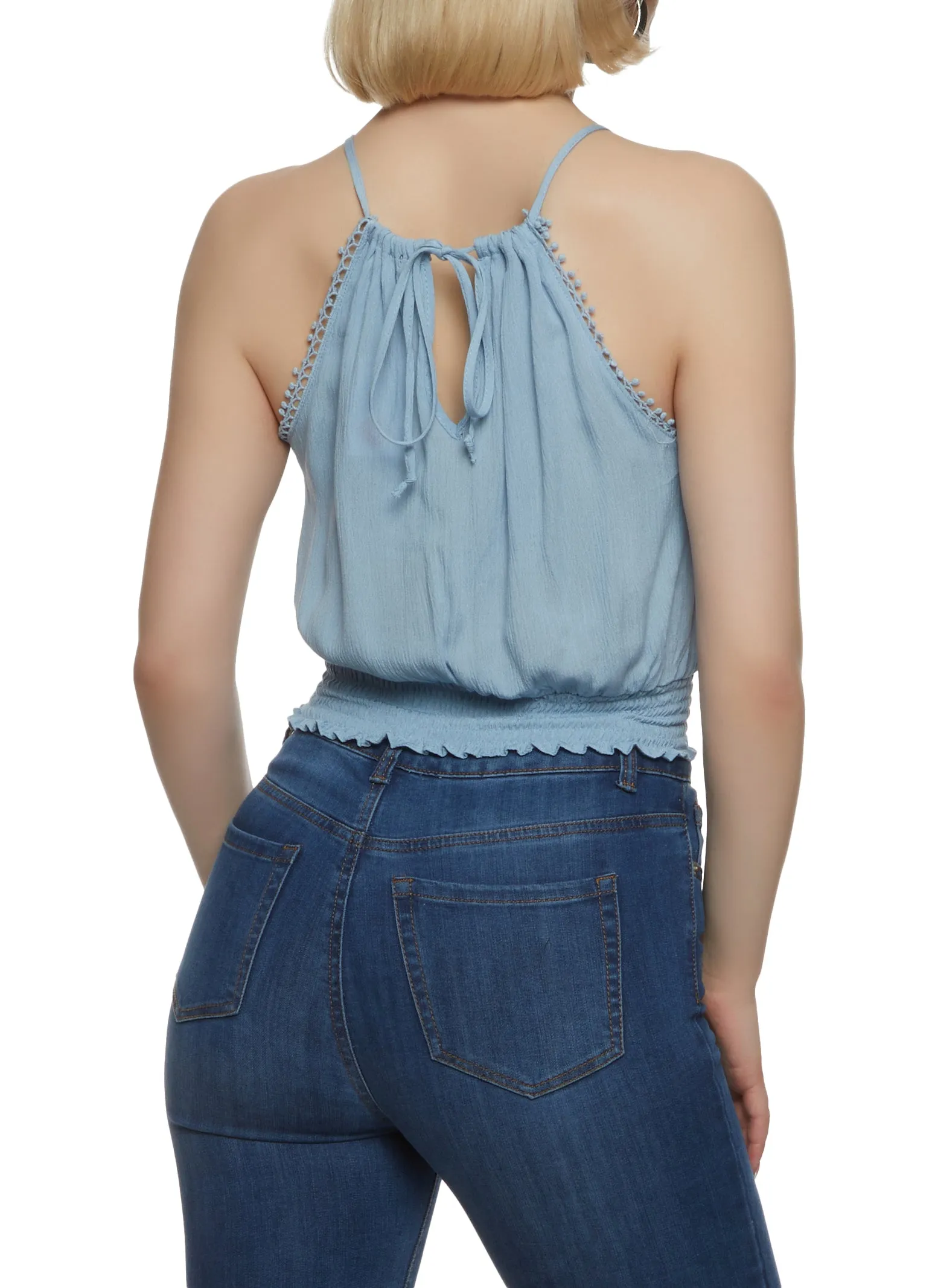 Smocked Waist Halter Top sold by Rainbow product image thumbnail 2