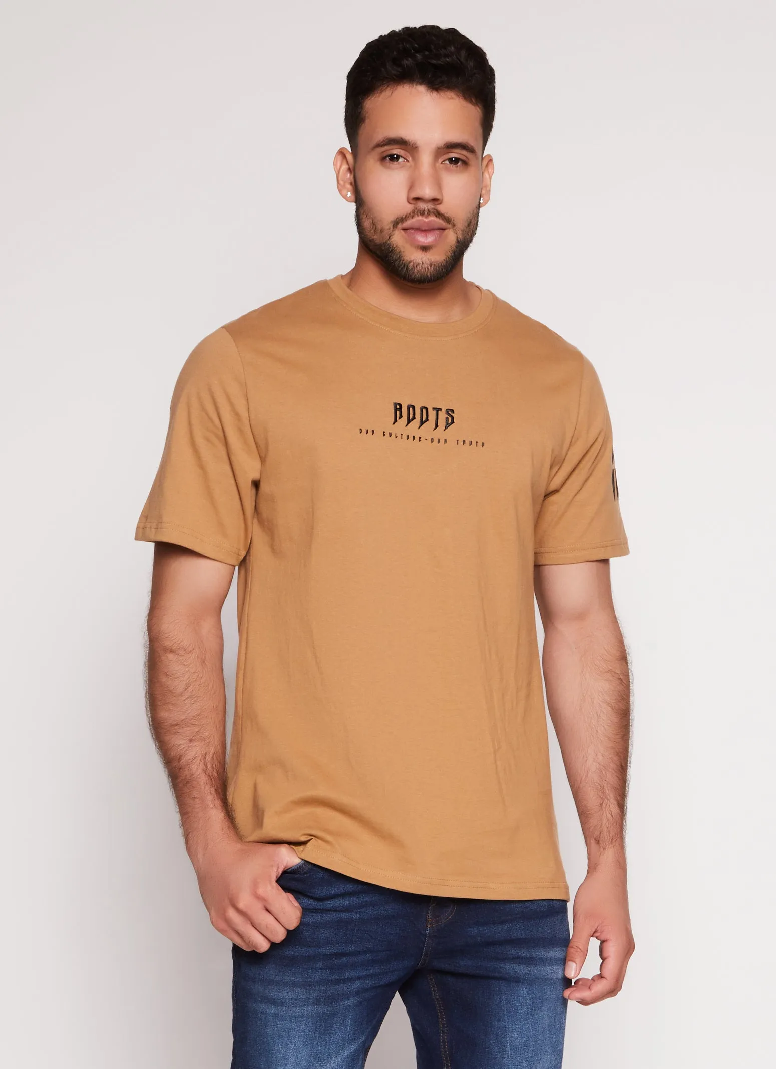 Mens Earth Roots Short Sleeve Graphic Tee sold by Rainbow product image thumbnail 3