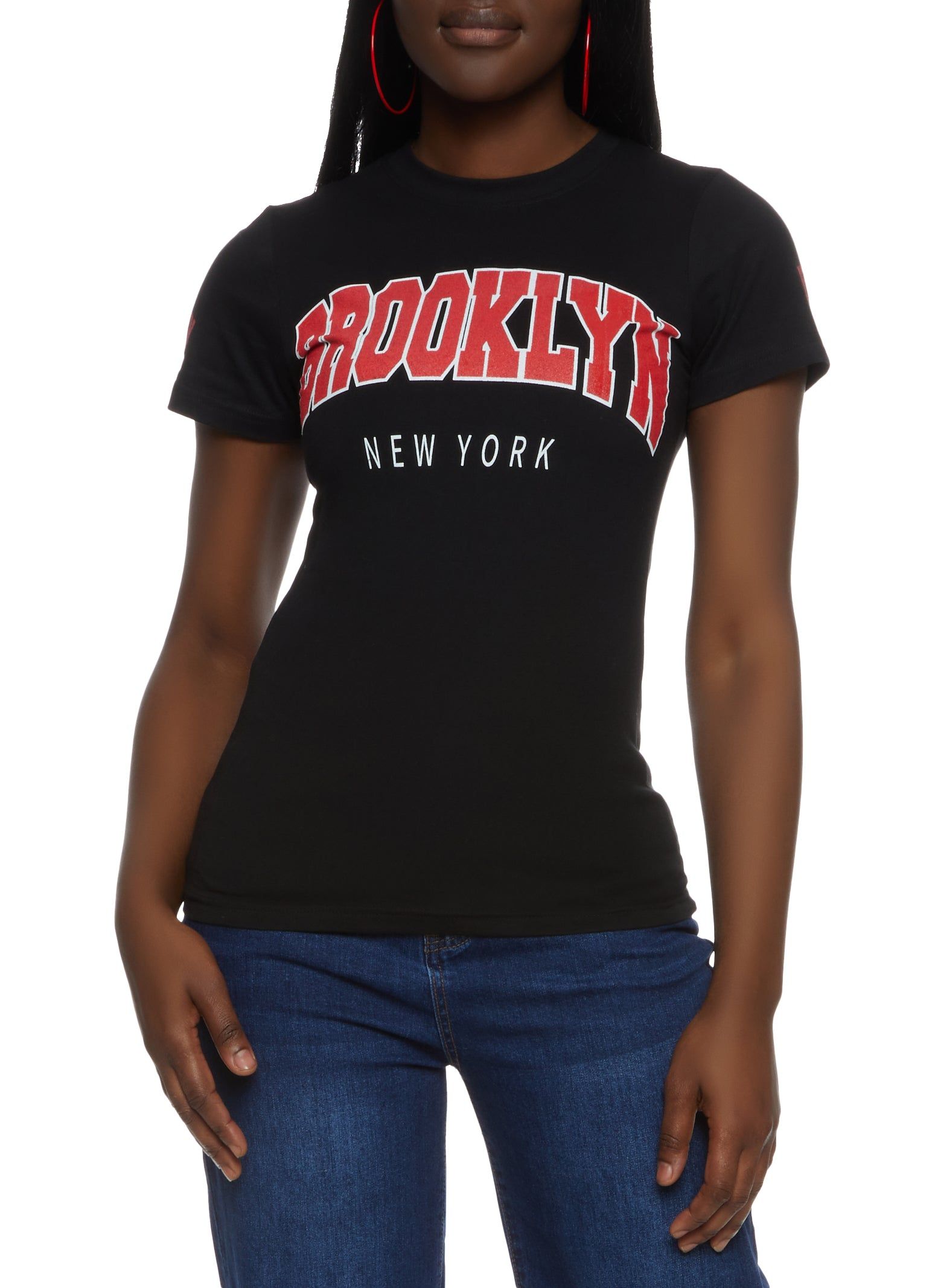 Brooklyn New York Short Sleeve Graphic Tee sold by Rainbow