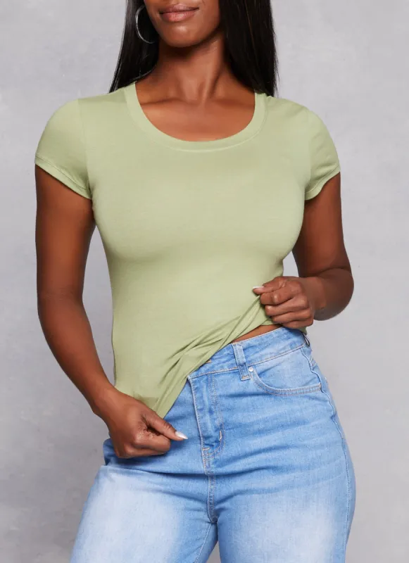 Basic Crew Neck T Shirt sold by Rainbow