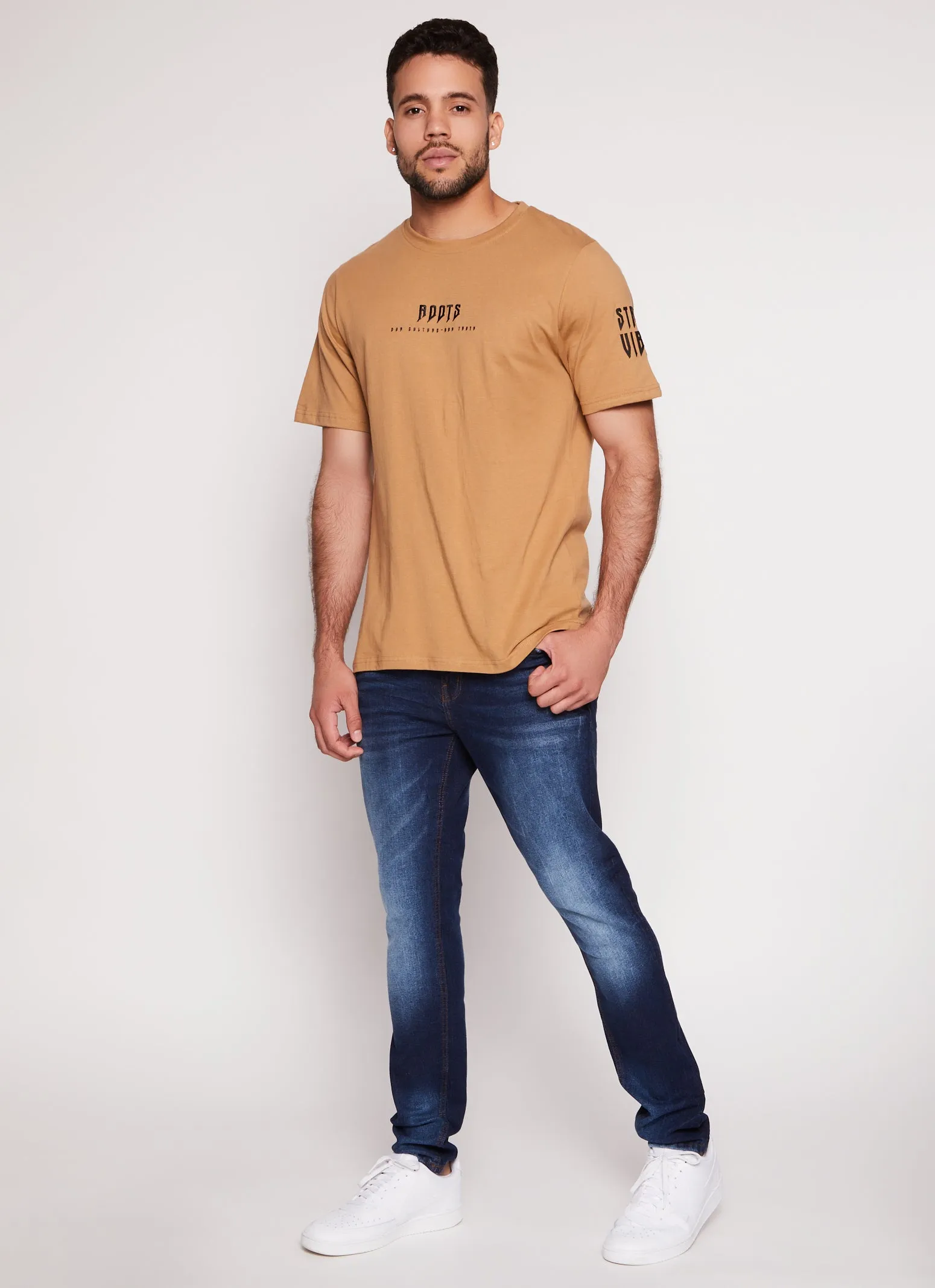 Mens Earth Roots Short Sleeve Graphic Tee sold by Rainbow product image thumbnail 2