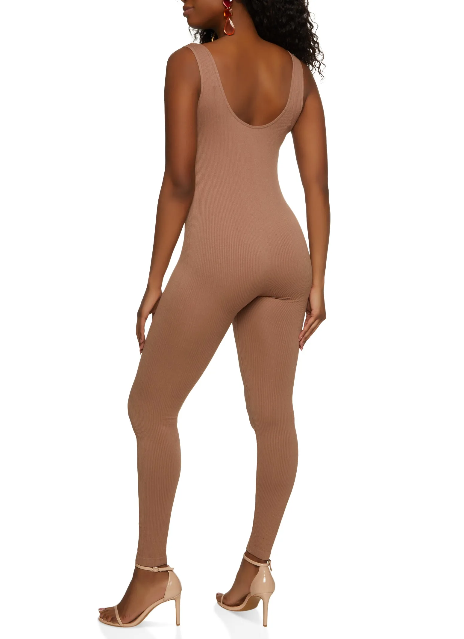 Seamless Ribbed Tank Catsuit sold by Rainbow product image thumbnail 2