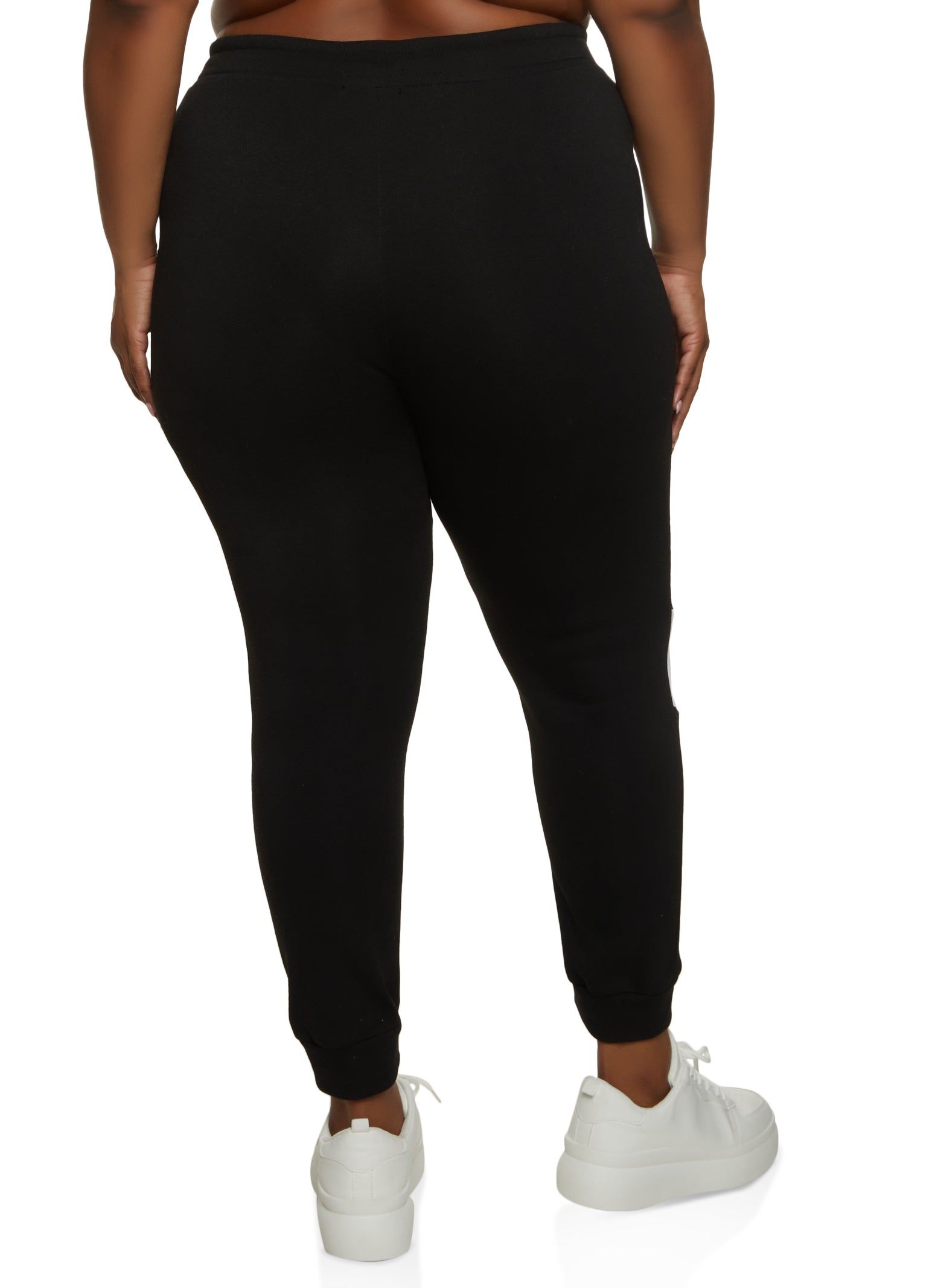 Plus Size Color Blocked Detail Joggers sold by Rainbow product image thumbnail 2