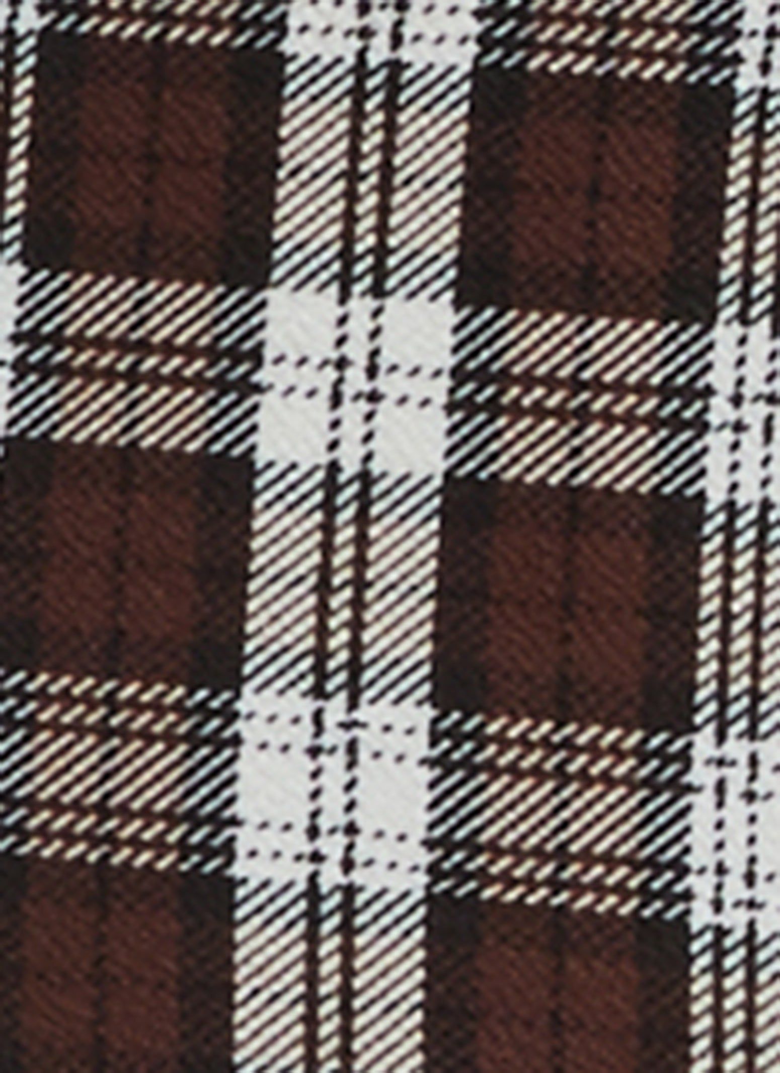 Crepe Knit Plaid Mini Dress with Ribbed Top sold by Rainbow product image thumbnail 4