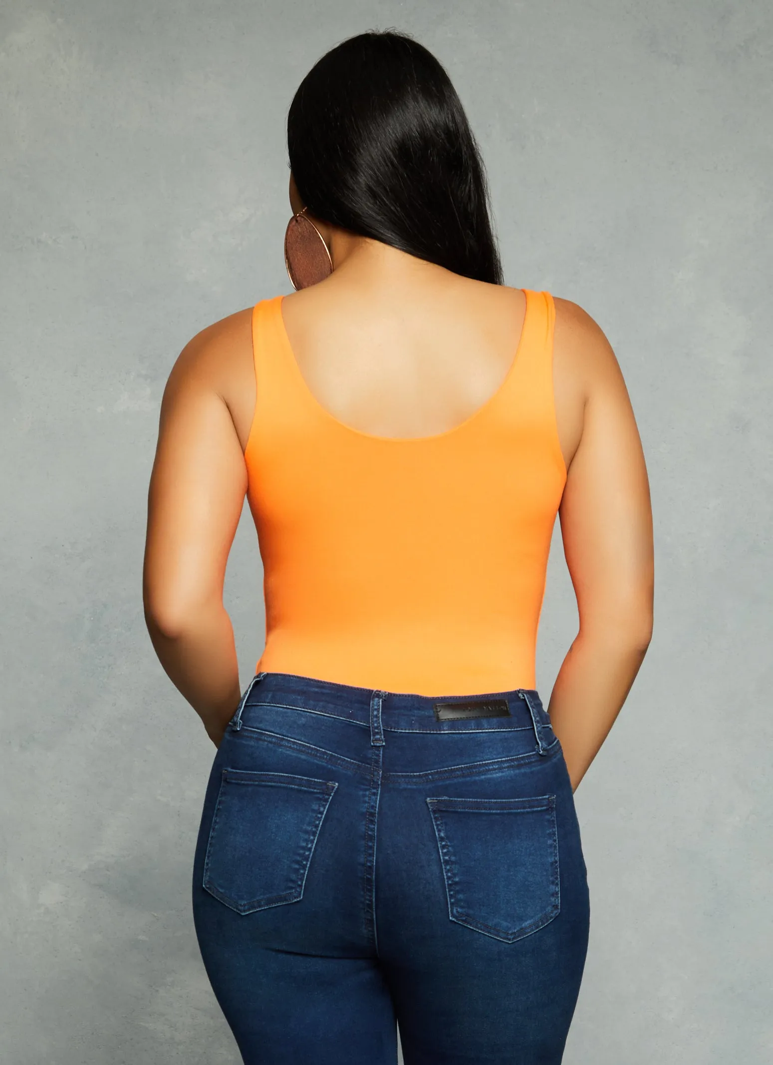 Haute Monde Soft Knit Scoop Neck Bodysuit sold by Rainbow product image thumbnail 3