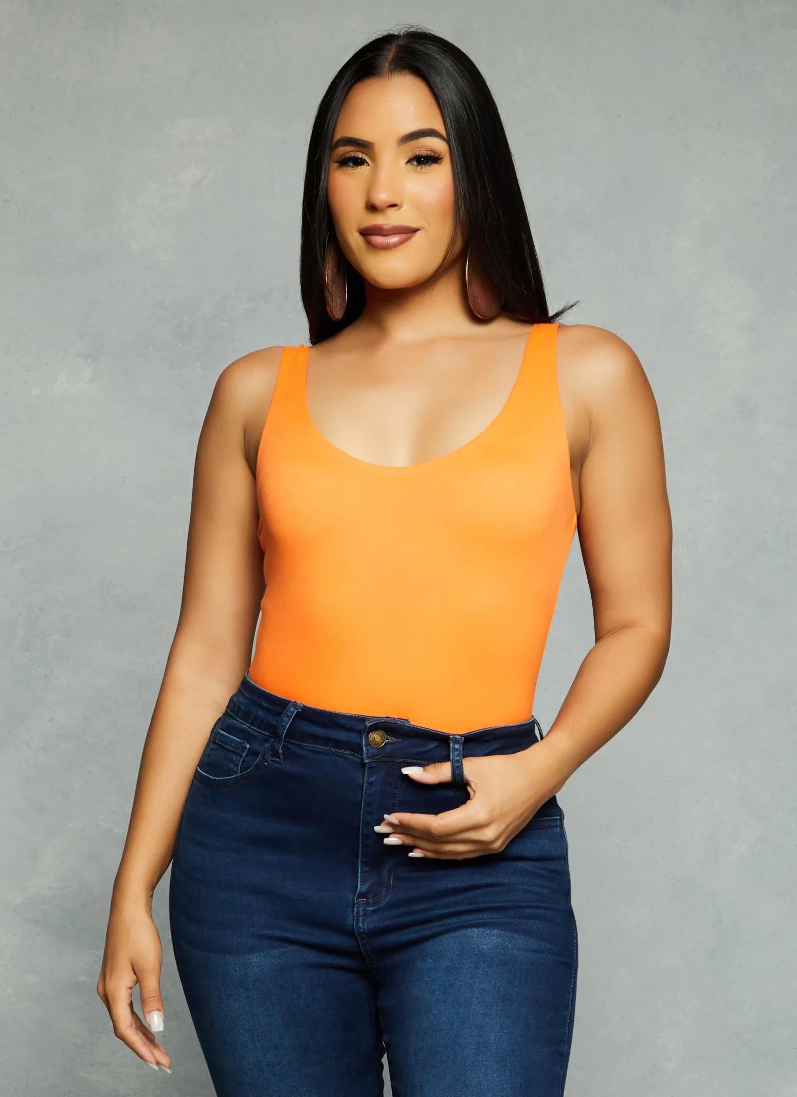 Haute Monde Soft Knit Scoop Neck Bodysuit sold by Rainbow product image thumbnail 2