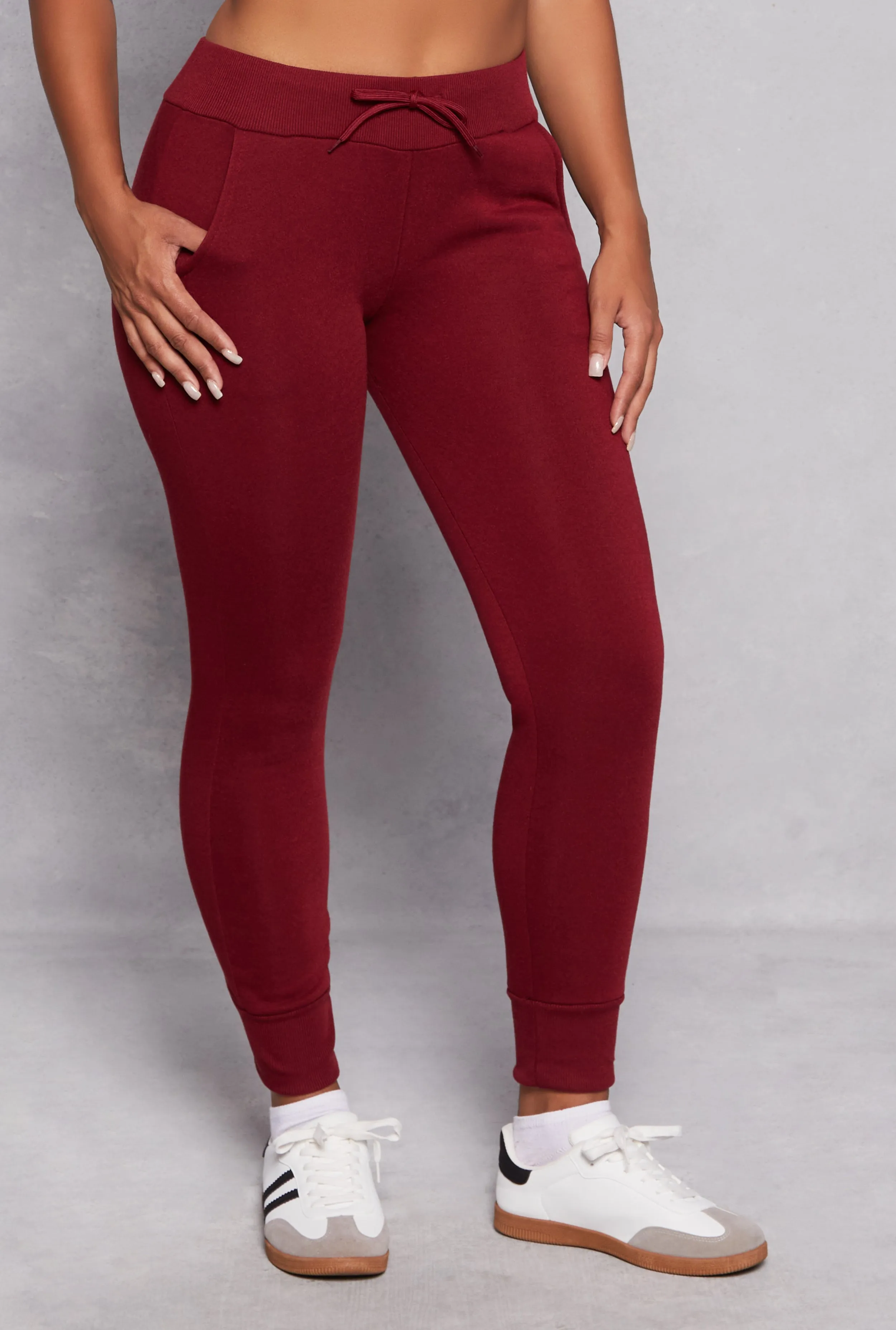 Drawstring Waist Fleece Joggers sold by Rainbow product image thumbnail 2