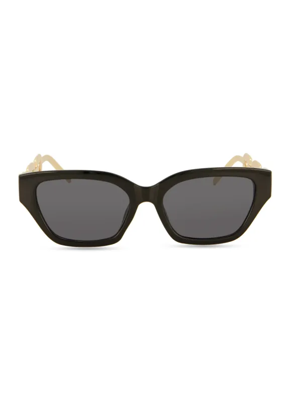 Chunky Cat Eye Chain Arm Sunglasses sold by Rainbow