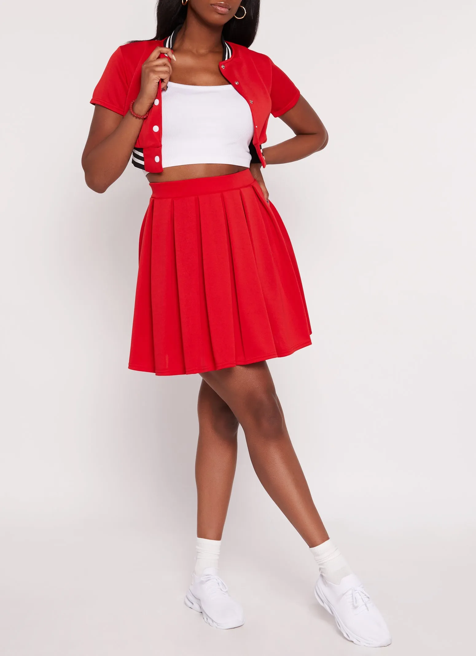 Daisy Short Sleeve Cropped Bomber Jacket sold by Rainbow product image thumbnail 2