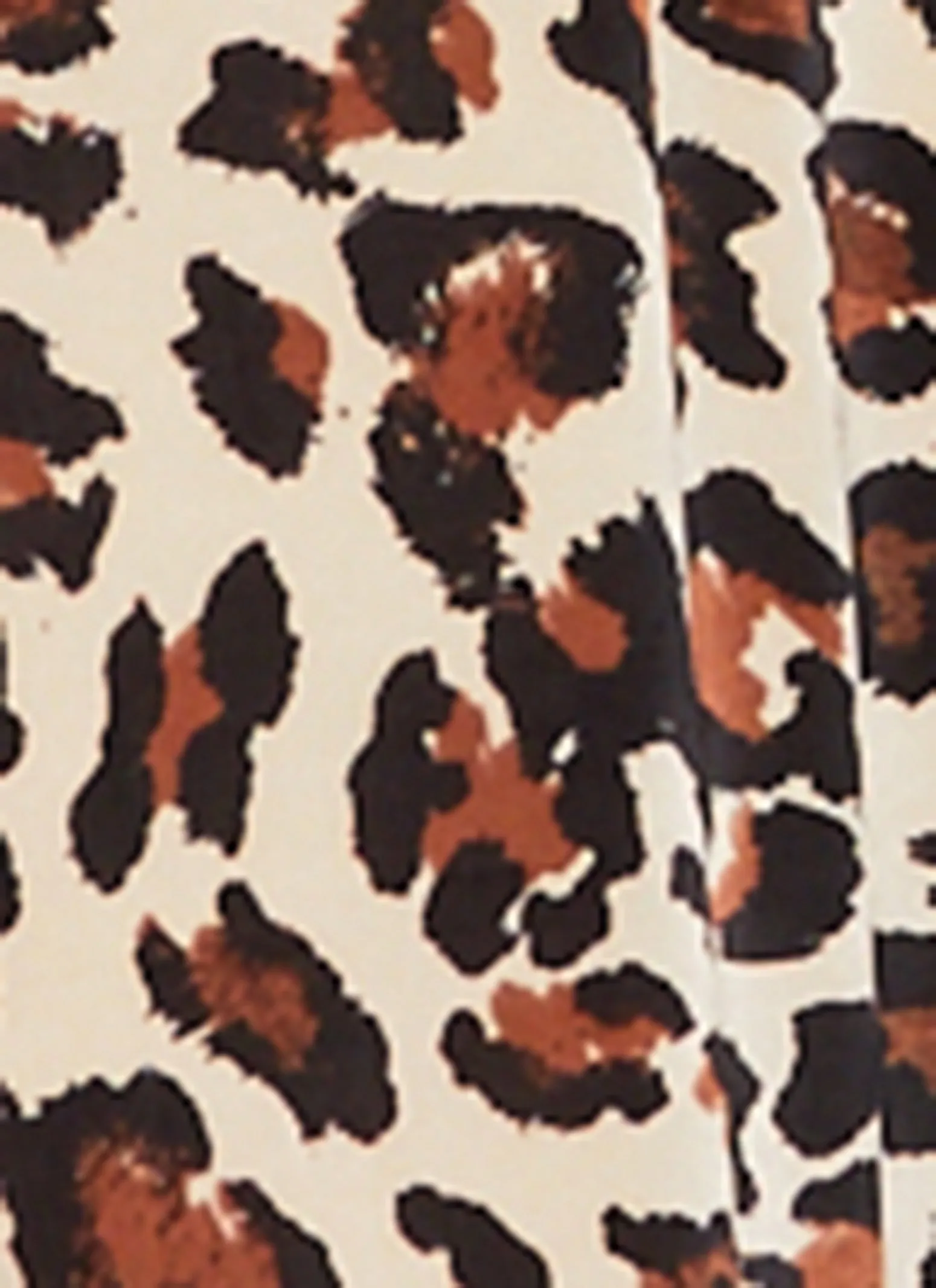 Plus Size Animal Print Faux Wrap Dress sold by Rainbow product image thumbnail 4