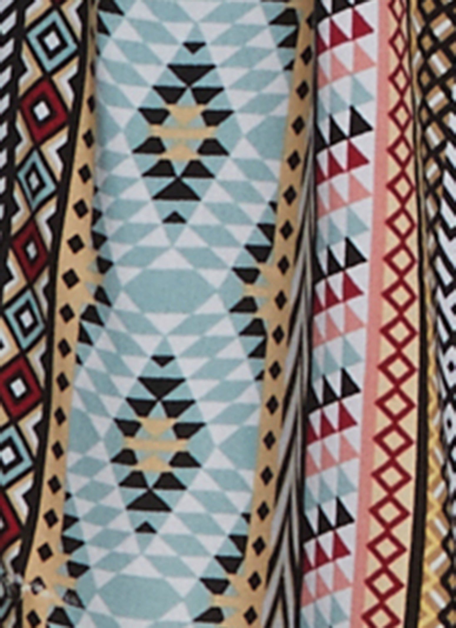 Plus Size Boho Print Smocked Tube Romper sold by Rainbow product image thumbnail 3