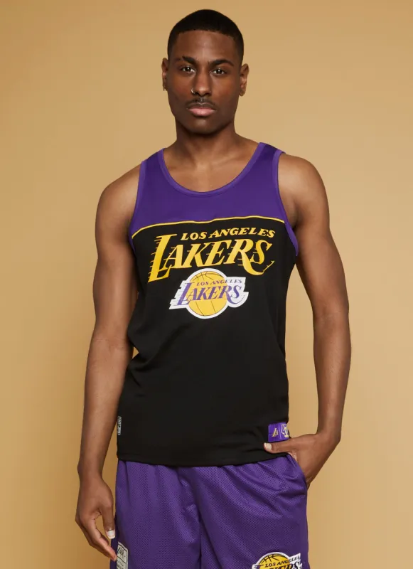 Mens NBA Los Angeles Lakers Color Block Jersey sold by Rainbow