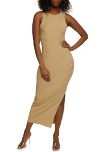 Ribbed Tank Maxi Dress sold by Rainbow