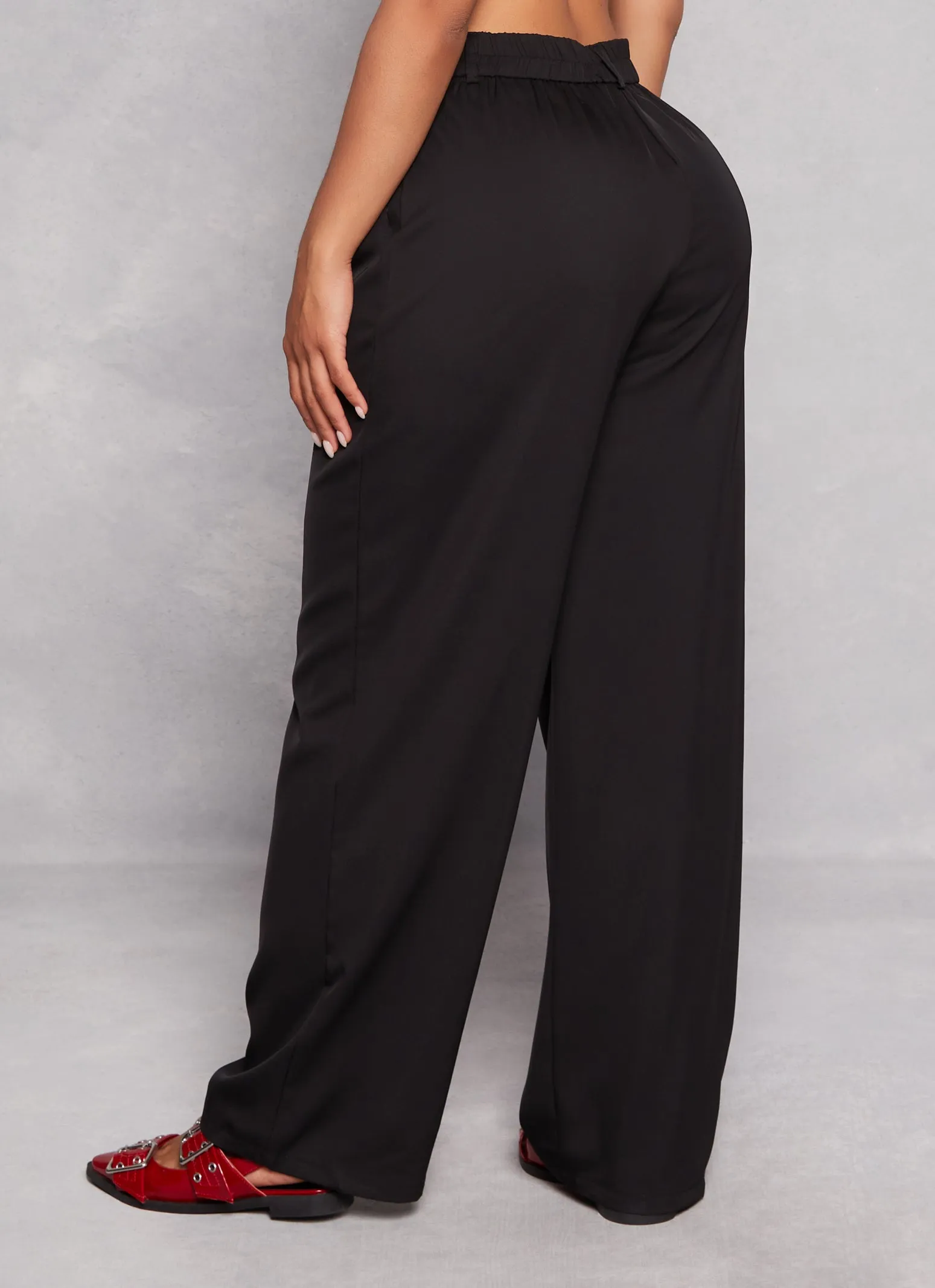 Pleated High Waist Dress Pants sold by Rainbow product image thumbnail 3