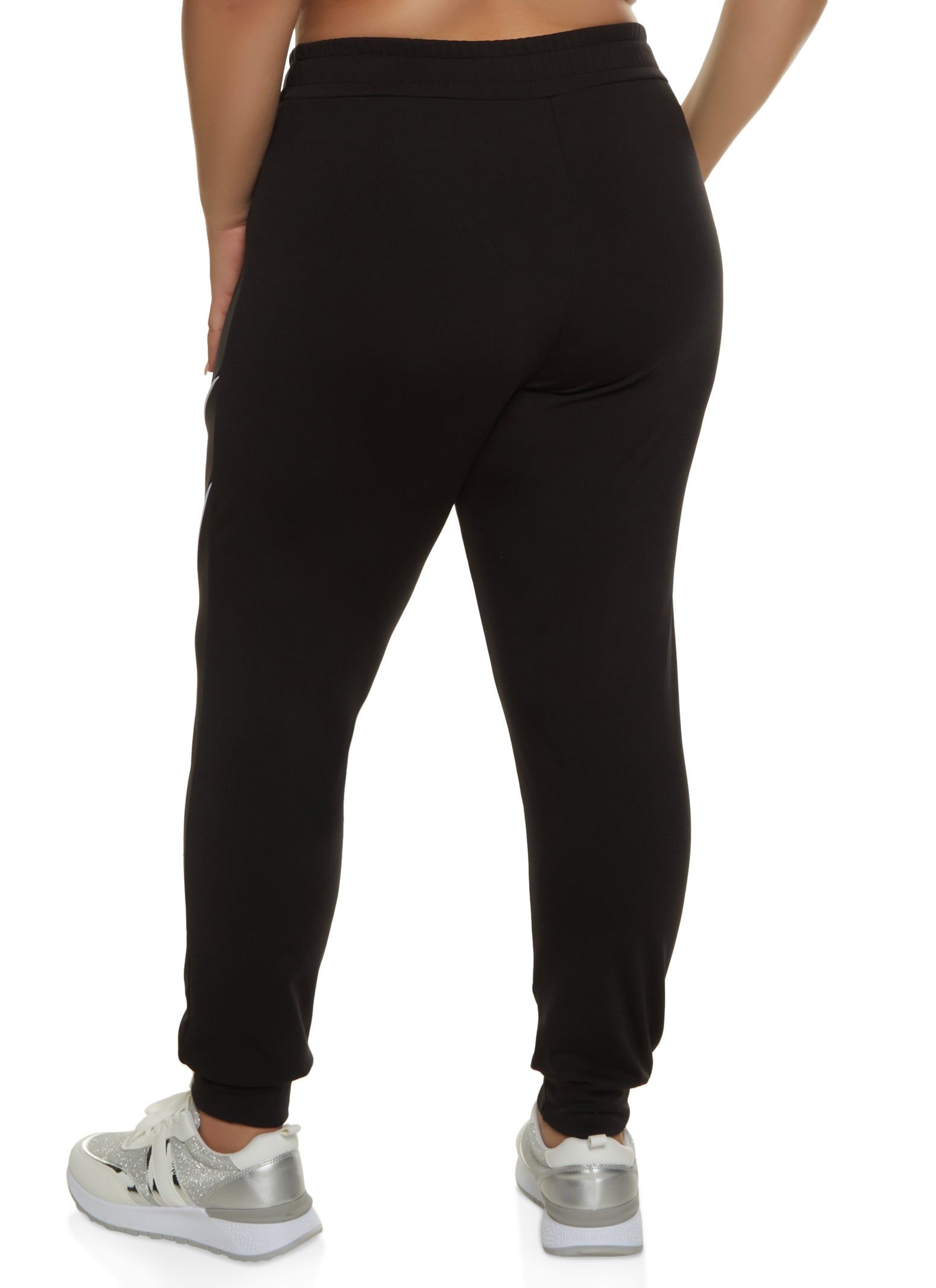 Plus Size Contrast Piping Drawstring Joggers sold by Rainbow product image thumbnail 2