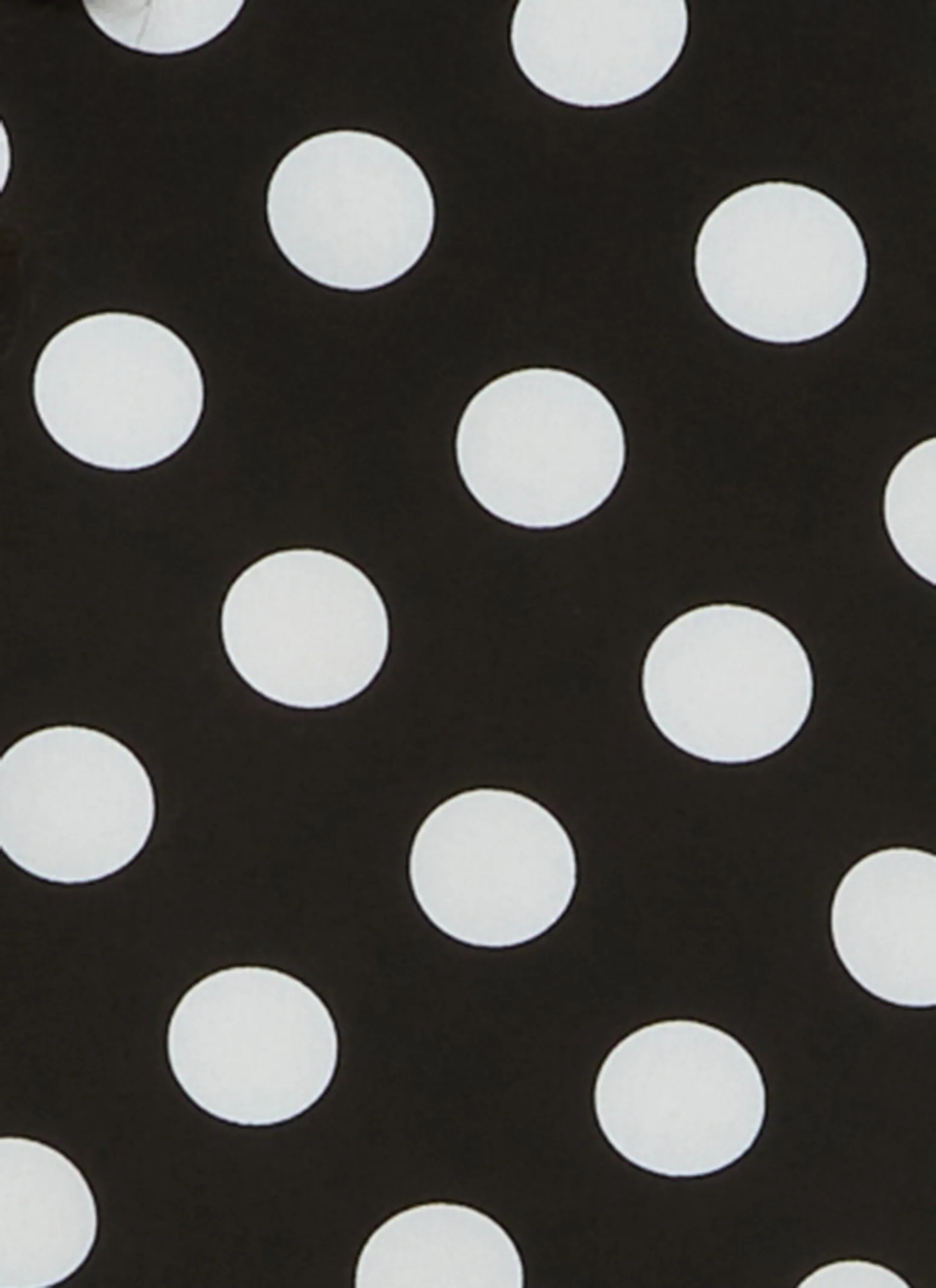 Plus Size Polka Dot Print Mesh Sleeve Blouse sold by Rainbow product image thumbnail 3