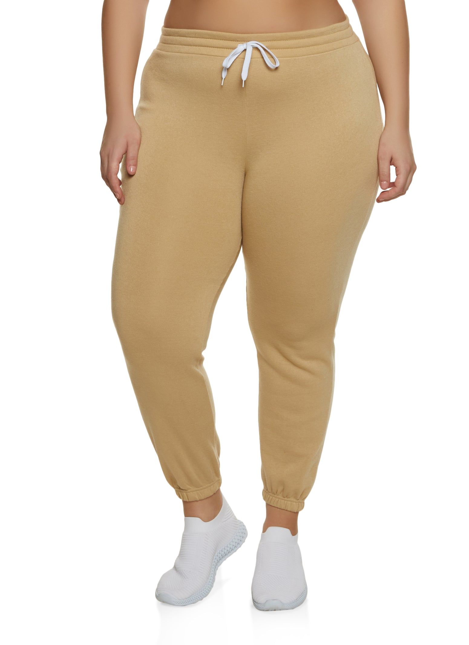 Plus Size High Waisted Sweatpants sold by Rainbow