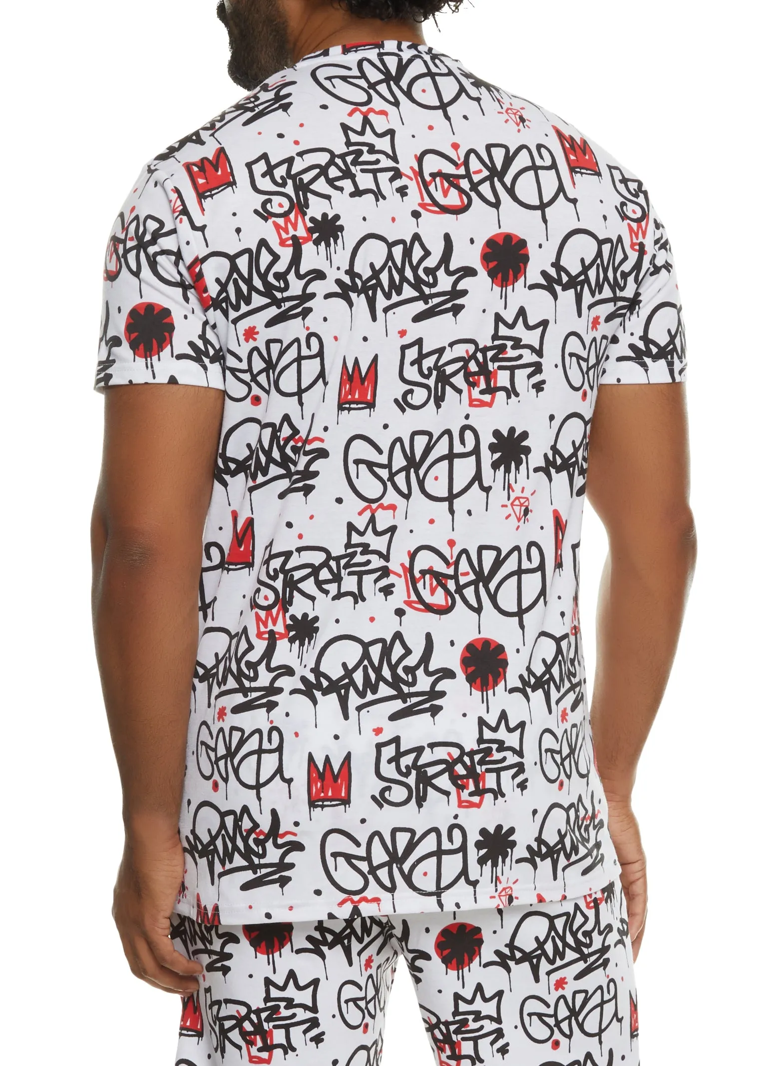 Mens Graffiti Print Tee sold by Rainbow product image thumbnail 3