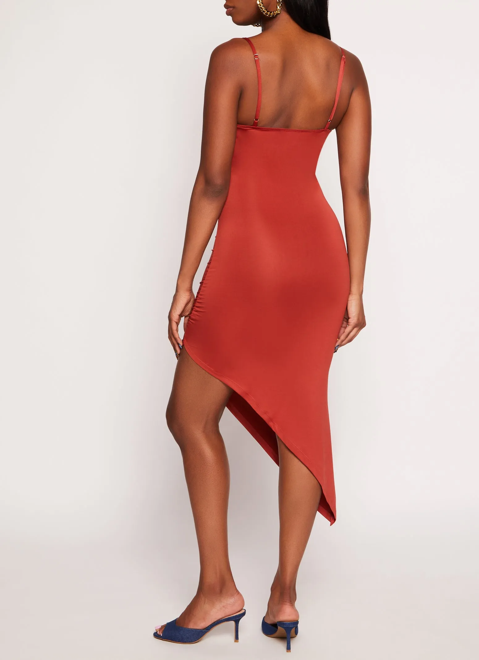 Asymmetrical Cami Midi Dress sold by Rainbow product image thumbnail 3