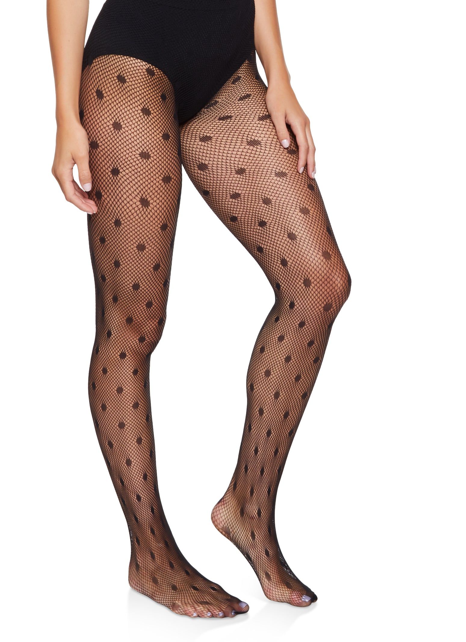 High Waist Fishnet Tights sold by Rainbow product image thumbnail 2