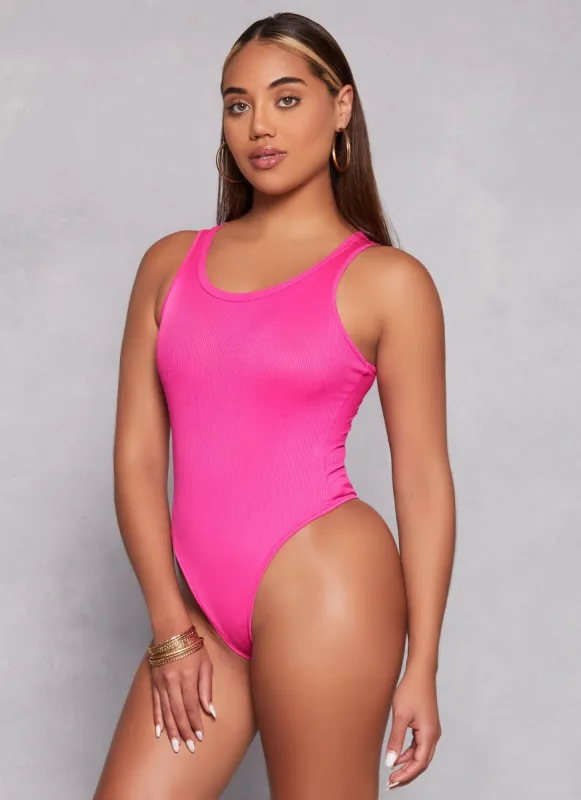 Daisy Ribbed Knit Tank Bodysuit sold by Rainbow