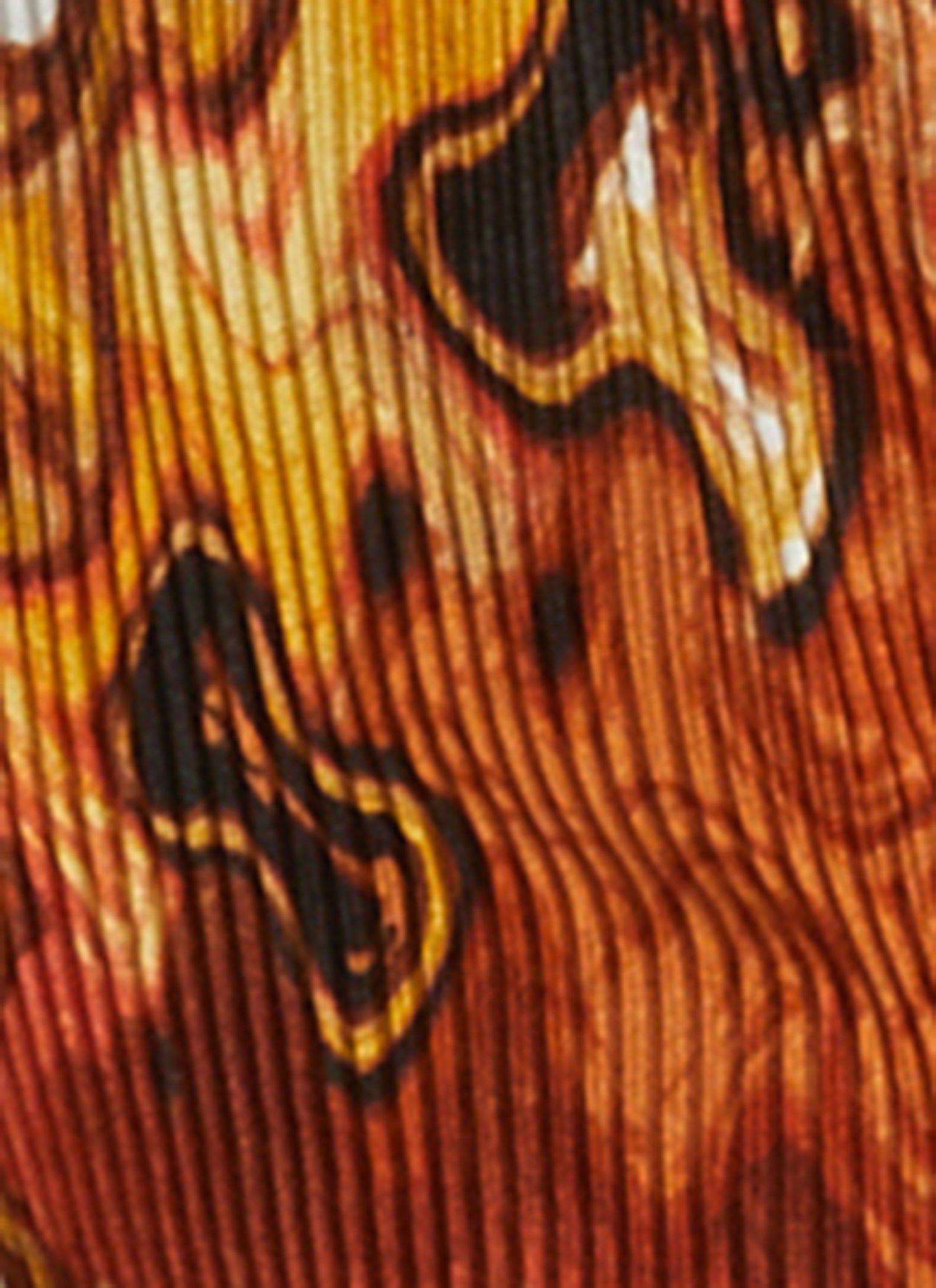 Patterned Plisse Open Front Shirt with Halter Top sold by Rainbow product image thumbnail 4