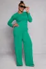 Plus Size Brushed Knit Long Sleeve Crop Top sold by Rainbow