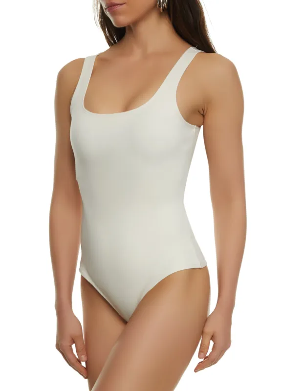 Body Contour Square Neck Tank Bodysuit sold by Rainbow