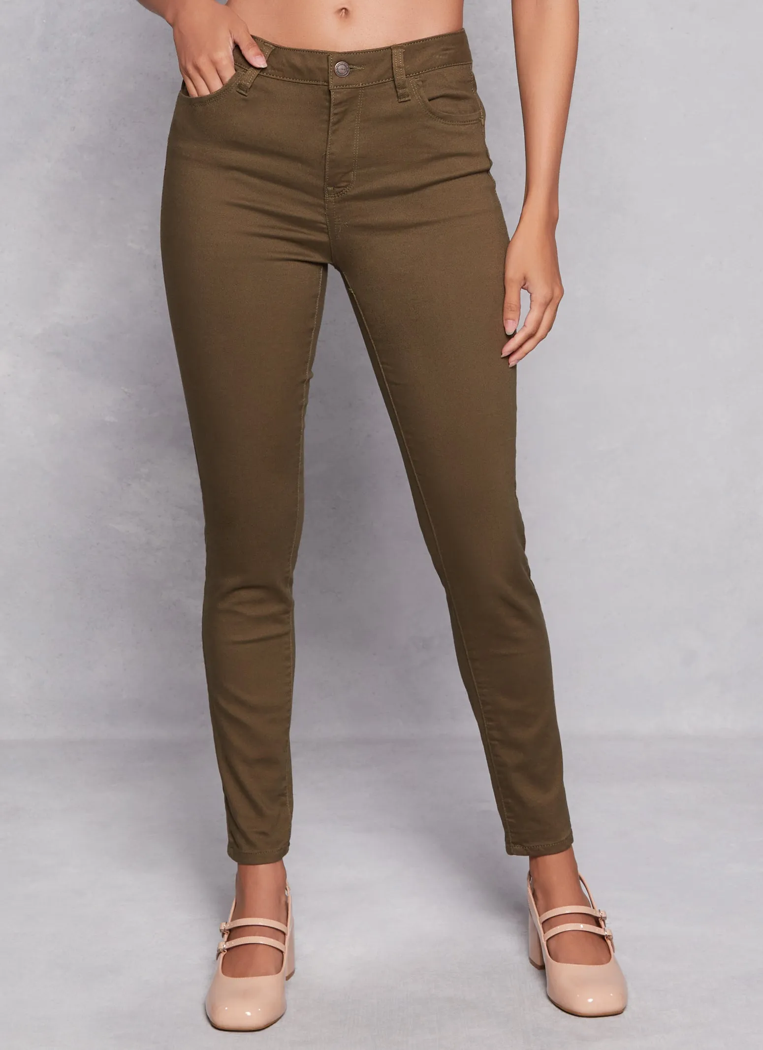 WAX Twill Skinny Leg Pants sold by Rainbow product image thumbnail 2