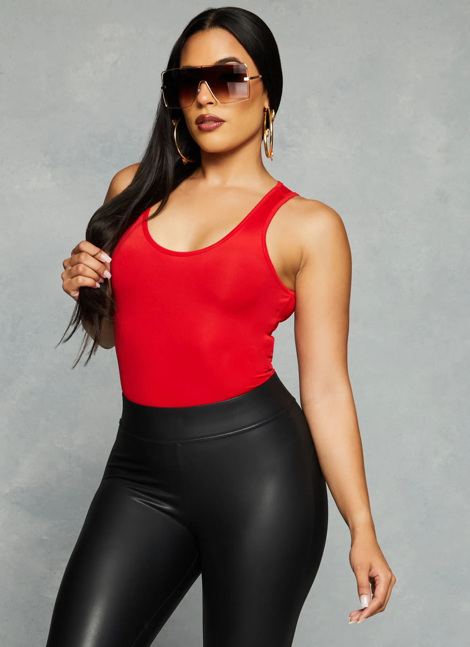 Daisy Scoop Neck Sleeveless Bodysuit sold by Rainbow product image thumbnail 2