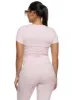 Ribbed Knit Short Sleeve Top sold by Rainbow