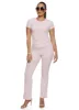 Ribbed Knit Short Sleeve Top sold by Rainbow